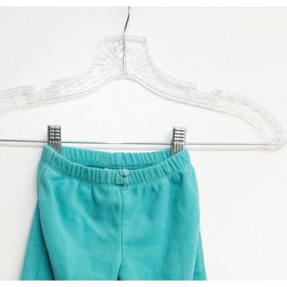 Carter's Kids Green Polyester Lounge Pants Elastic Waist Pull On Size 12M - Picture 3 of 6